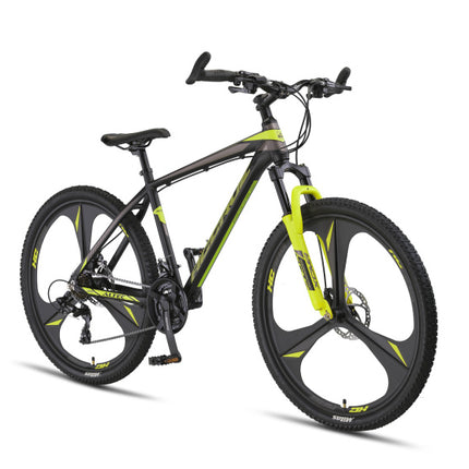 Altec Accrue Mtb Unisex 21V Hydraulische Schijfrem zwart/geel 43 cm 27.5 inch