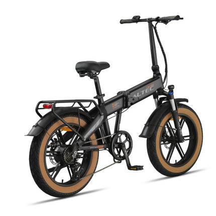 Altec Cross Fatbike Vouwfiets Unisex 7V Schijfrem matzwart 39 cm 20 inch