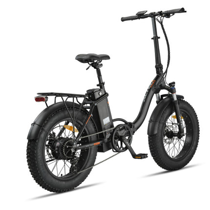 Altec Focus-S Fatbike Vouwfiets Unisex 8V Terugtraprem matzwart 42 cm 20 inch