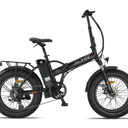 Altec Focus Fatbike Vouwfiets Unisex 8V Schijfrem matzwart 42 cm 20 inch