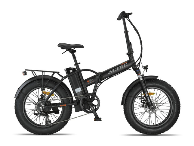 Altec Focus Fatbike Vouwfiets Unisex 8V Schijfrem matzwart 42 cm 20 inch