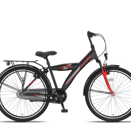 Altec Hero Jongens V-Brakes zwart/rood 26 inch