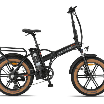 Altec Vectra Fatbike Vouwfiets Unisex 8V Schijfrem matzwart 42 cm 20 inch