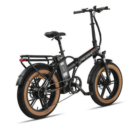 Altec Vectra Fatbike Vouwfiets Unisex 8V Schijfrem matzwart 42 cm 20 inch