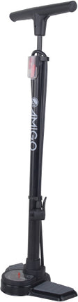 Amigo Luxe Fietspomp Met Drukmeter 11 Bar 73 Cm zwart