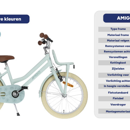 Amigo Bella Meisjes Terugtraprem