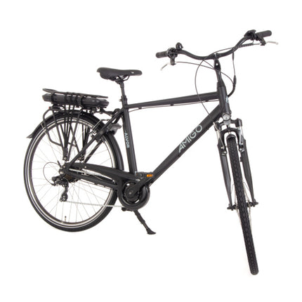 Amigo E-Alvor D2 Heren 7V V-Brakes matzwart 53 cm 28 inch