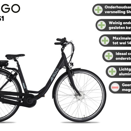 Amigo E-Faro S1 Dames 3V V-Brakes