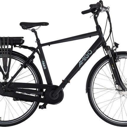 Amigo E-Faro S2 Heren 7V Rollerbrake matzwart 53 cm 28 inch