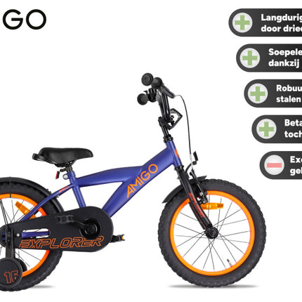 Amigo Explorer Jongens Terugtraprem
