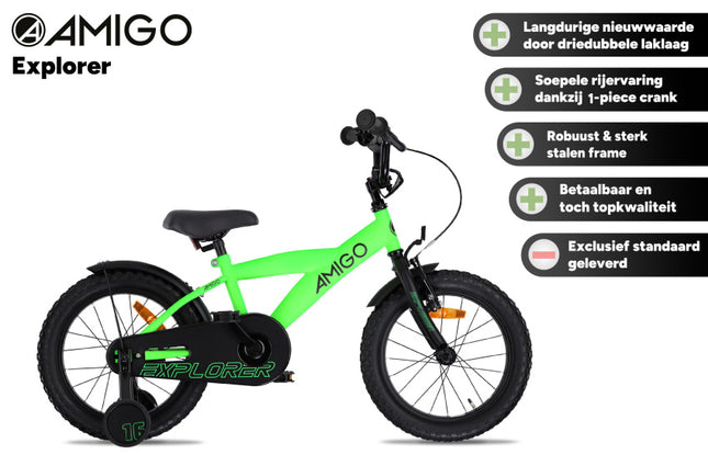 Amigo Explorer Jongens Terugtraprem