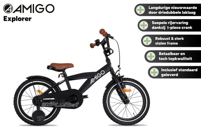 Amigo Explorer Jongens Terugtraprem