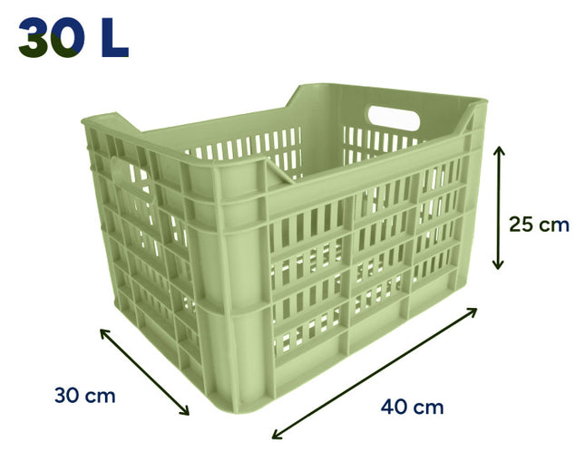 Amigo Fietskrat 30 Liter 100% Gerecycled Kunststof