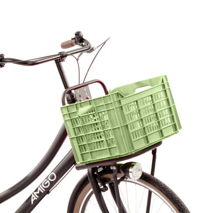 Amigo Fietskrat 30 Liter 100% Gerecycled Kunststof