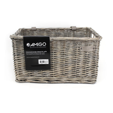 Amigo Fietsmand 26 Liter Riet