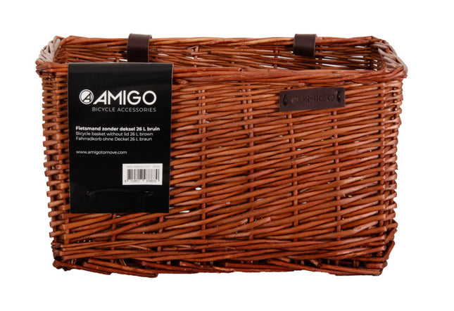 Amigo Fietsmand 26 Liter Riet
