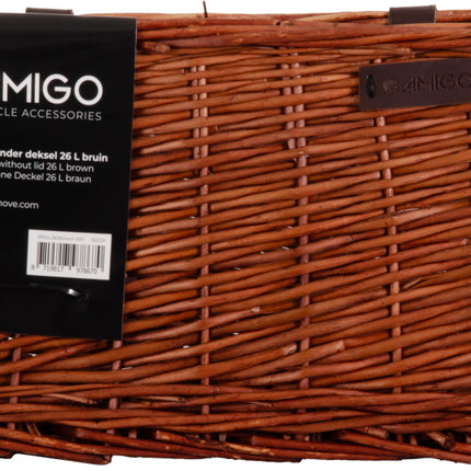 Amigo Fietsmand 26 Liter Riet