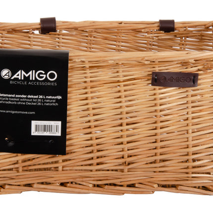 Amigo Fietsmand 26 Liter Riet