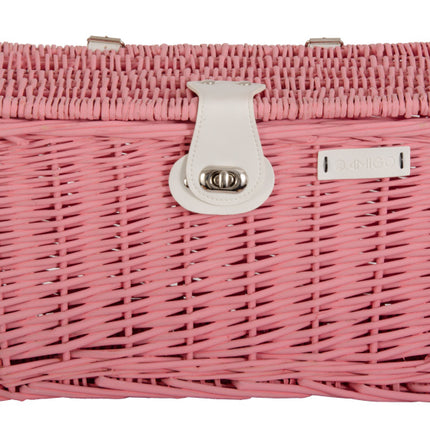 Amigo Fietsmand Met Deksel 16 Liter Riet