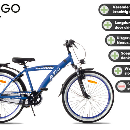 Amigo Roady Jongens 3V Terugtraprem