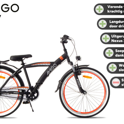 Amigo Roady Jongens 3V Terugtraprem