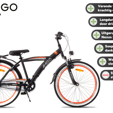 Amigo Roady Jongens 3V Terugtraprem