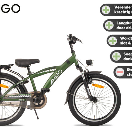 Amigo Roady Jongens Terugtraprem