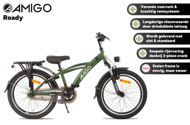 Amigo Roady Jongens Terugtraprem