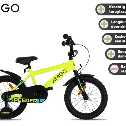 Amigo Speeder Jongens Terugtraprem