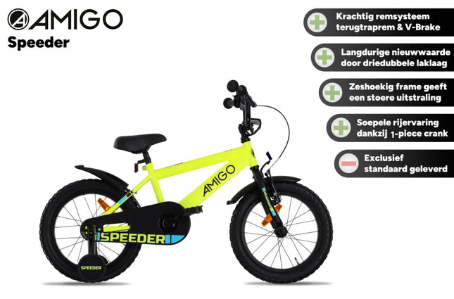 Amigo Speeder Jongens Terugtraprem