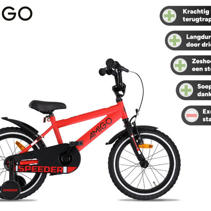 Amigo Speeder Jongens Terugtraprem