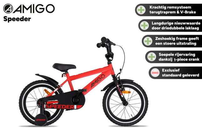 Amigo Speeder Jongens Terugtraprem