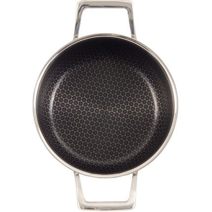 Arbaer Kookpan Ø 20 Cm Met Deksel - Honingraat Anti-Aanbaklaag - Inductie