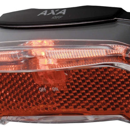 Axa Achterlicht Riff Switch Led Batterij Aan/Uit Zwart