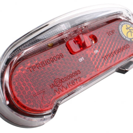 Axa Achterlicht Riff Switch Led Batterij Aan/Uit Zwart