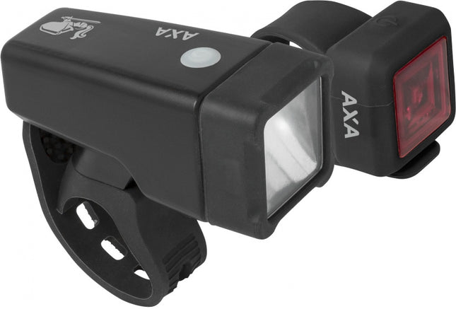 Axa Verlichtingsset Niteline T1 Led Zwart