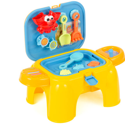 Beach Toys Compact Zand- En Watertafel Met Accessoires 16-Delig