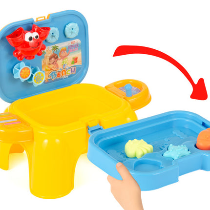 Beach Toys Compact Zand- En Watertafel Met Accessoires 16-Delig