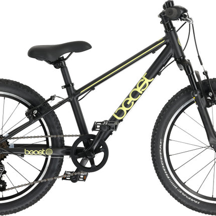 Bike Fun The Beast Jongens 6V V-Brakes matzwart/geel 28 cm 20 inch