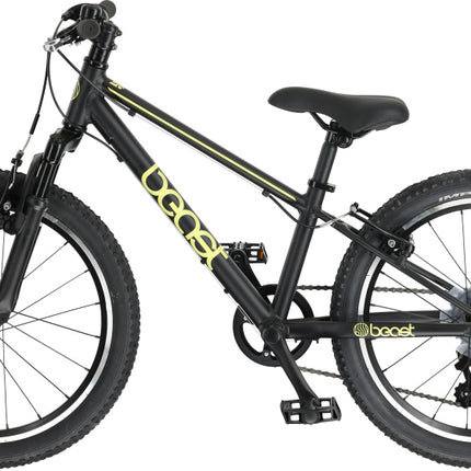 Bike Fun The Beast Jongens 6V V-Brakes matzwart/geel 28 cm 20 inch