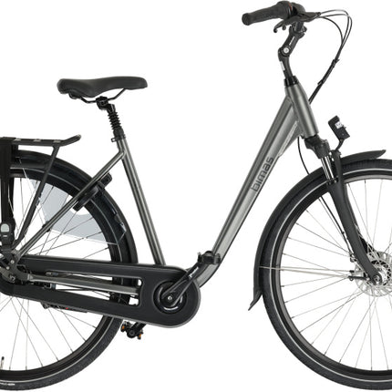 Bimas City 7.3 Dames 7V Rollerbrake matgrijs 50 cm 28 inch