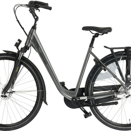 Bimas City 7.3 Dames 7V Rollerbrake matgrijs 50 cm 28 inch