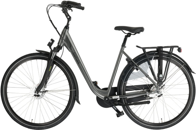 Bimas City 7.3 Dames 7V Rollerbrake matgrijs 50 cm 28 inch