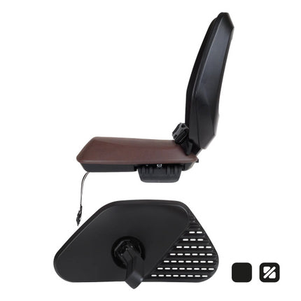 Bobike One Junior Fietszitje Achter Met Dragerbevestiging Black/Brown