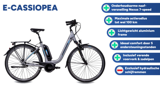 Chrisson E-Cassiopea Dames 7V V-Brakes