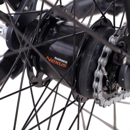 Tretwerk E-Rounder N7 Heren 7V V-Brakes grijs 53 cm 28 inch