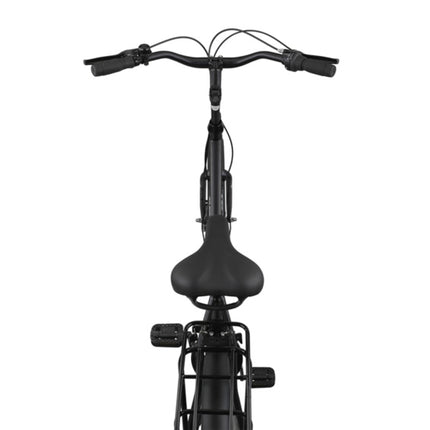 Crown New York Plus Dames 3V Rollerbrake matzwart 53 cm 28 inch