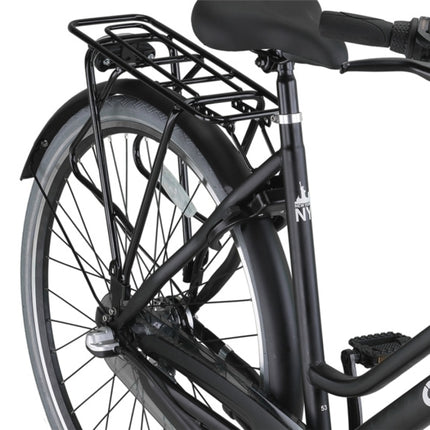 Crown New York Plus Dames 3V Rollerbrake matzwart 53 cm 28 inch