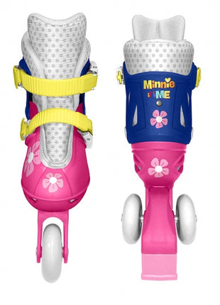 Disney Minnie Mouse Inlineskates Hardboot Wit/Blauw Maat 27/30