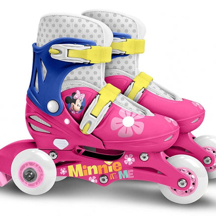 Disney Minnie Mouse Inlineskates Hardboot Wit/Blauw Maat 27/30